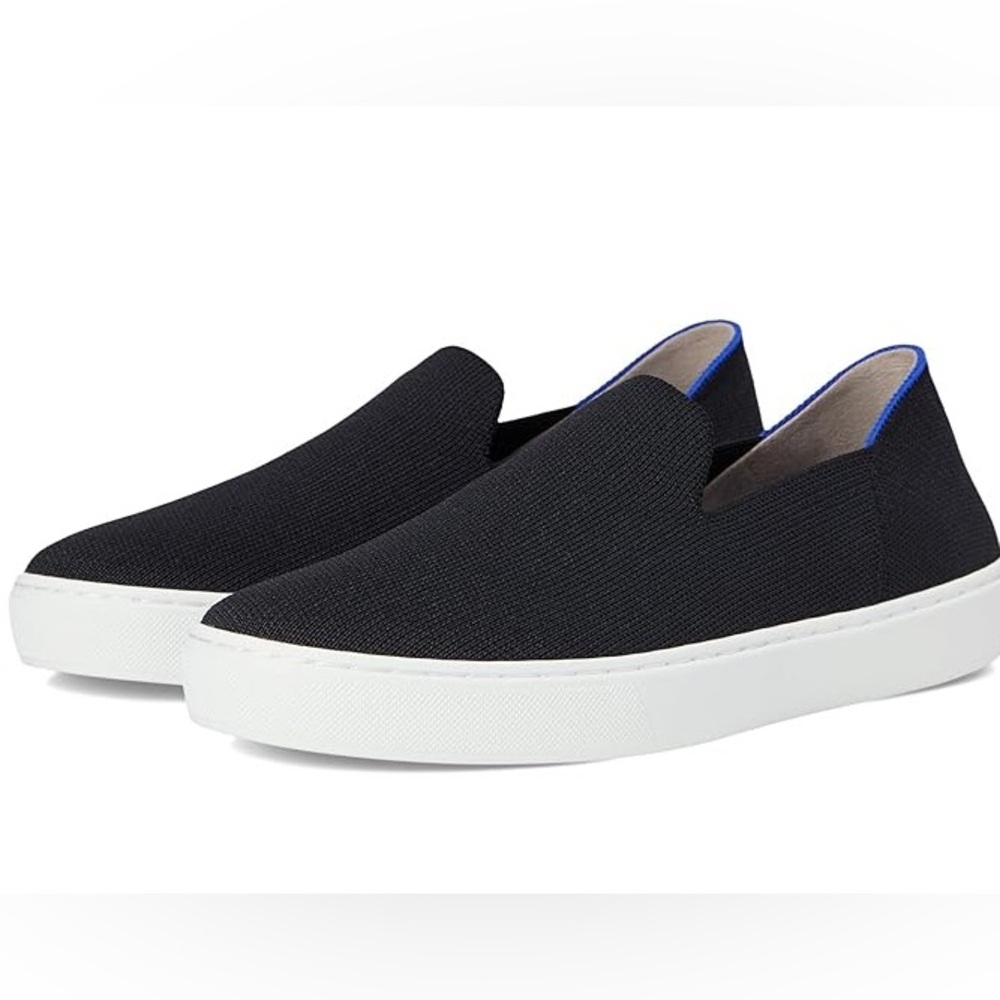Rothy’s The Original Slip-On Sneakers – Black – Size 5